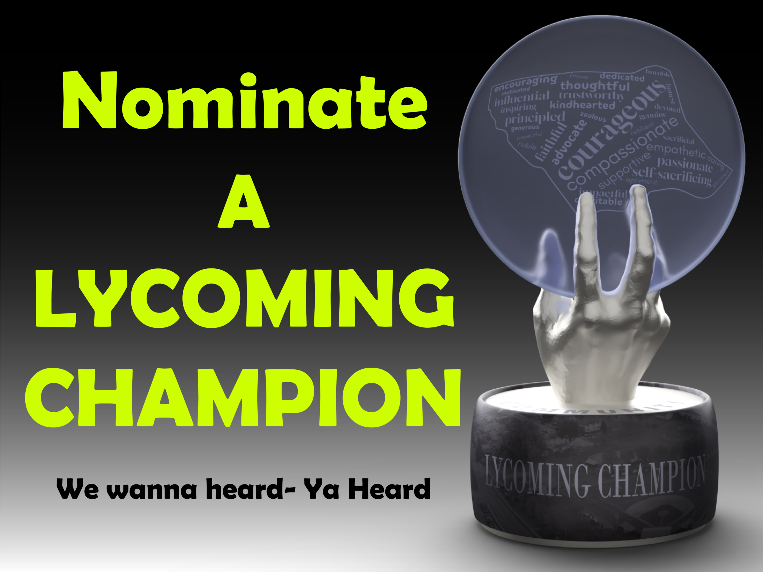 LycomingYaHeard.com Launches Exciting New “Lycoming Champions” Program to Celebrate Local Heroes